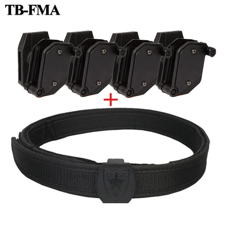 FMA IPSC Belt Holster Speed Magazine Pouch Set Competition Shooting Belt Tactical Mag Holster Pistol Quick Magazine Pouches