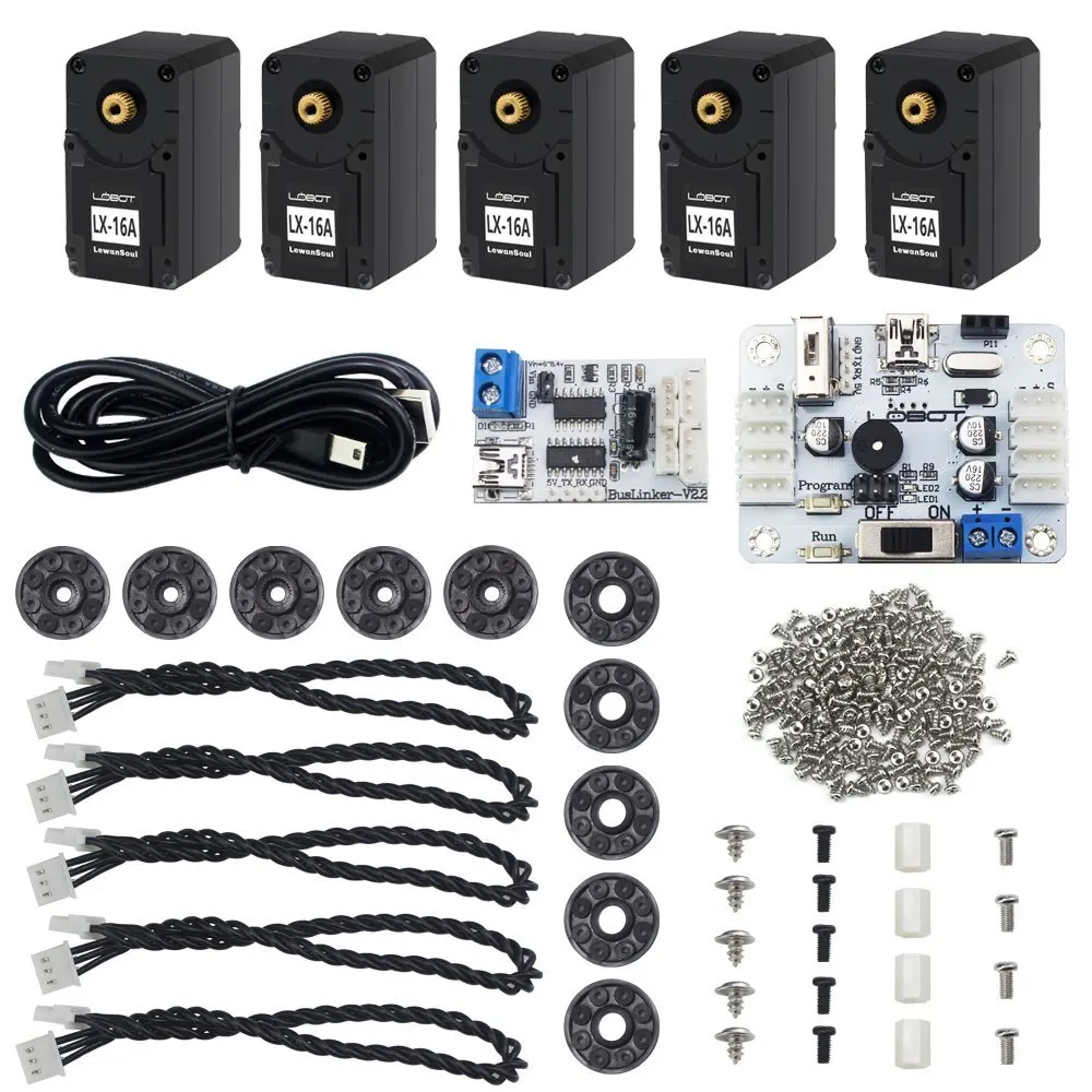 Последовательной шины Micro сервопривода 17 кг высокий крутящий момент с плата