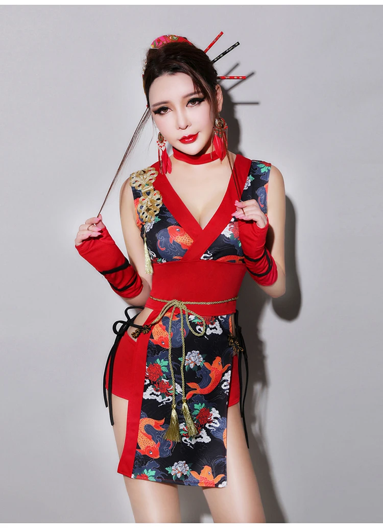 Женский сексуальный новый костюм без рукавов с принтом Mai Shiranui женский нарядное