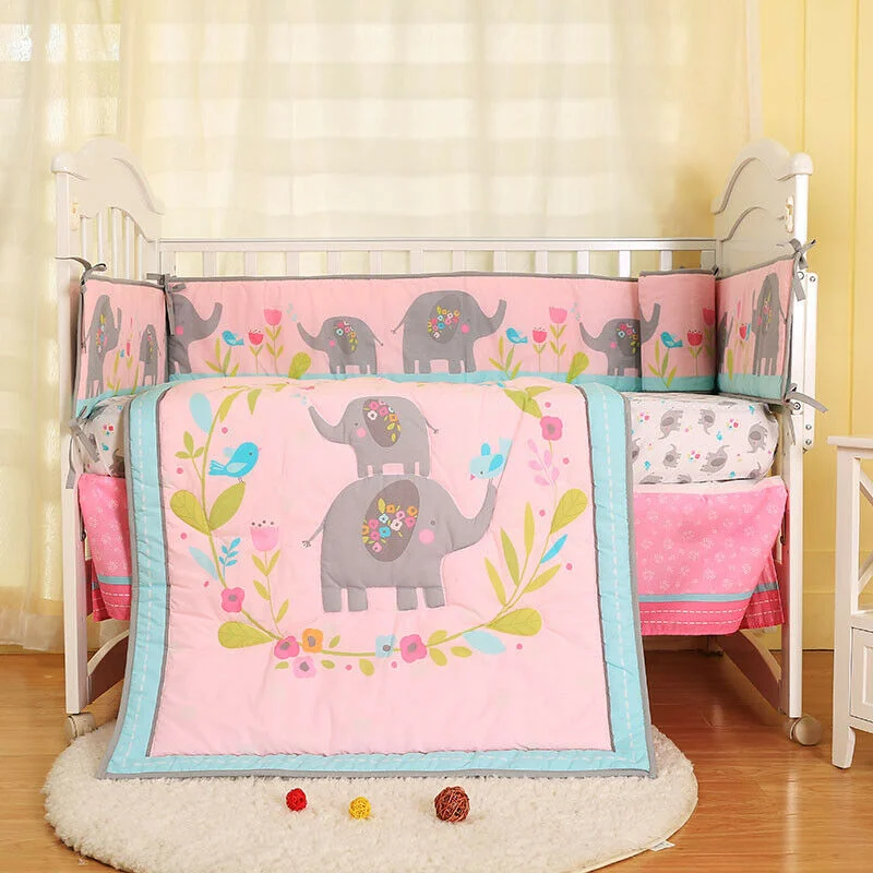 7 Pieces Fille Bebe Ensemble De Literie Elephant Fleur Pepiniere Couette Pare Chocs Feuille Berceau Jupe Bebe Berceau Ensemble De Literie Bebe Pepiniere Literie 7 Pieces Fille Bebe Ensemble De Literie Elephant Fleur Pepiniere Couette Pare Chocs Feuille Berceau Jupe Bebe Berceau Ensemble De Literie Bebe Pepiniere Literie