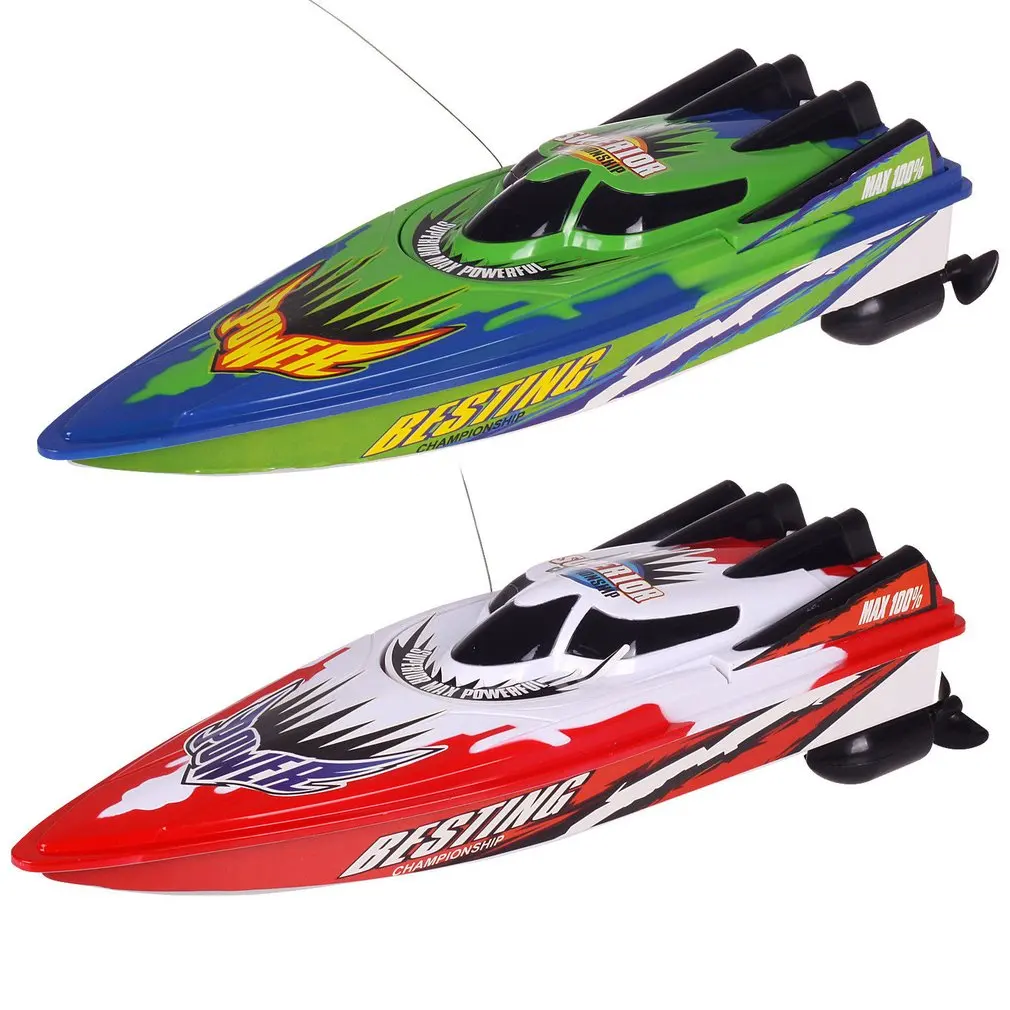 

New Radio Remote Control Dual Motor Speed Boat RC Racing Boat High-speed Strong Power System Fluid Type Design