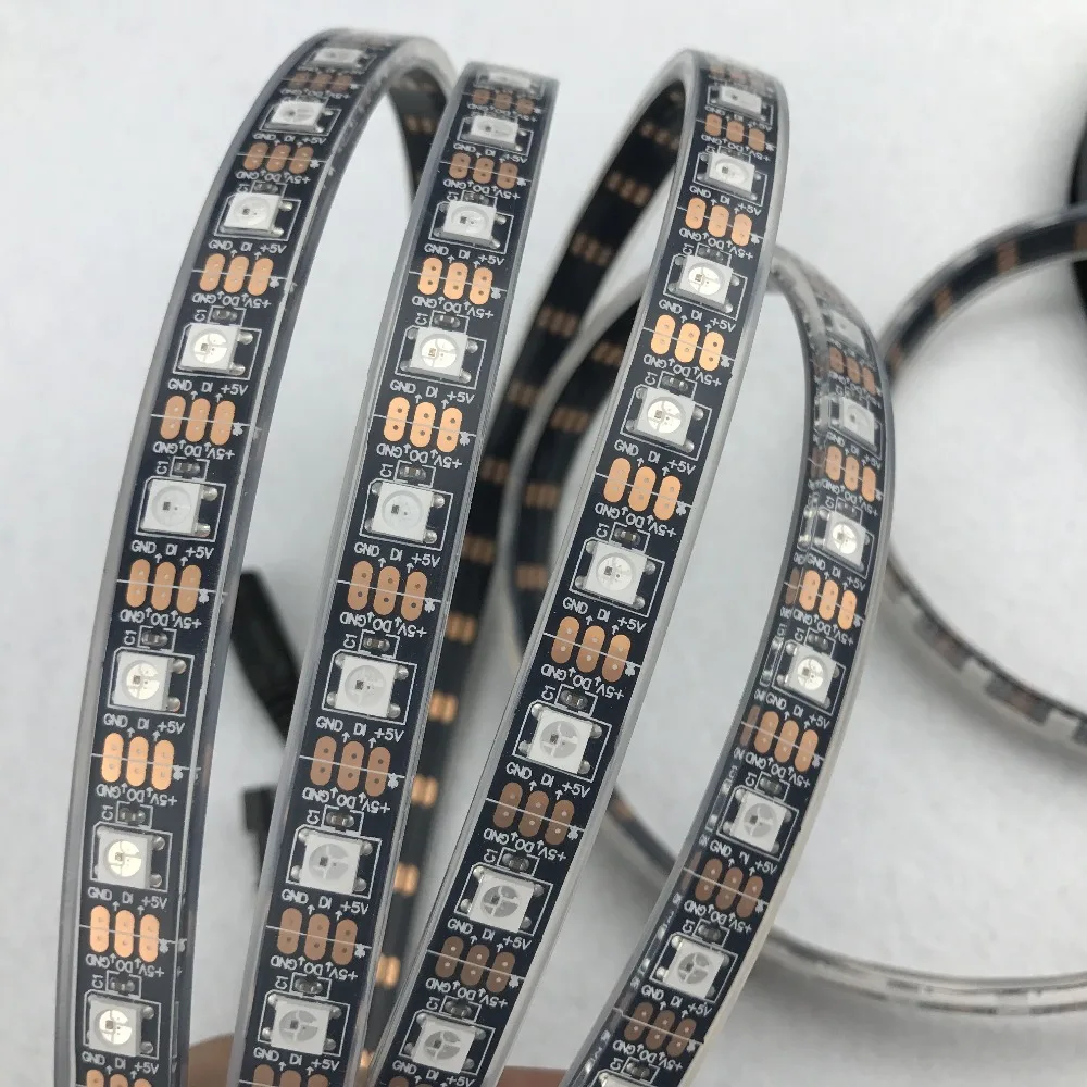 4 м IP68 DC5V WS2812B 240 светодиодный s(60 Светодиодный s/M) адресуемый полноцветный rgb лента