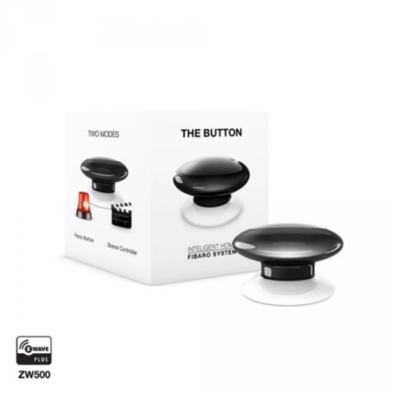 Fibaro Z Wave plus контроллер сцены FGPB 101 кнопку многоцветная опция для автоматизации