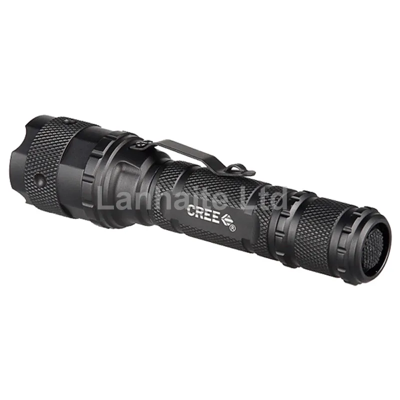 Фонарик Hugsby P4 Cree светодиодный 250 люмен 3 режима черный (1x18650/2x16340 / 2x CR123)|flashlight reader|led