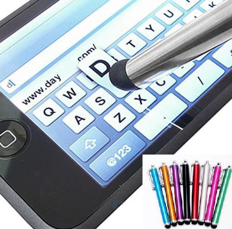 ULIFART 1000Pcs/Lot Premium Clip Style Metal Touch Screen Stylus Pen For Tablet PHone Nook Kindle