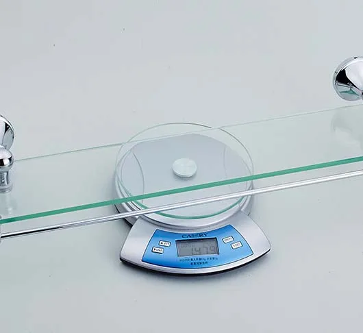 Прямоугольная стеклянная полка для ванной комнаты | Строительство и ремонт