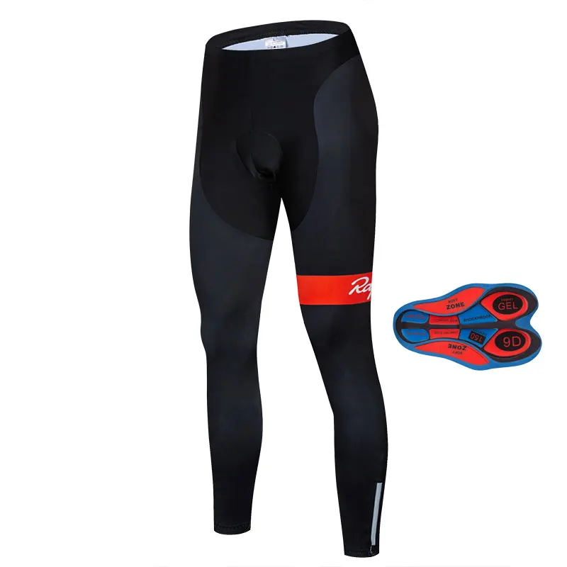 pants no fleece 1 Велокофты Комплект зимний термальный флис с длинным рукавом теплый красный и черный градиент Тур де Франс Ropa Ciclismo Hombre - Цвет: pants no fleece 1