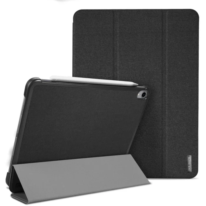 Черный DUX DUCIS PU кожаный чехол для Apple iPad Pro 12,9 Роскошный Тонкий Стенд сна/Пробуждение Смарт Флип Чехол для iPad Pro 12,9 чехол - Цвет: Черный