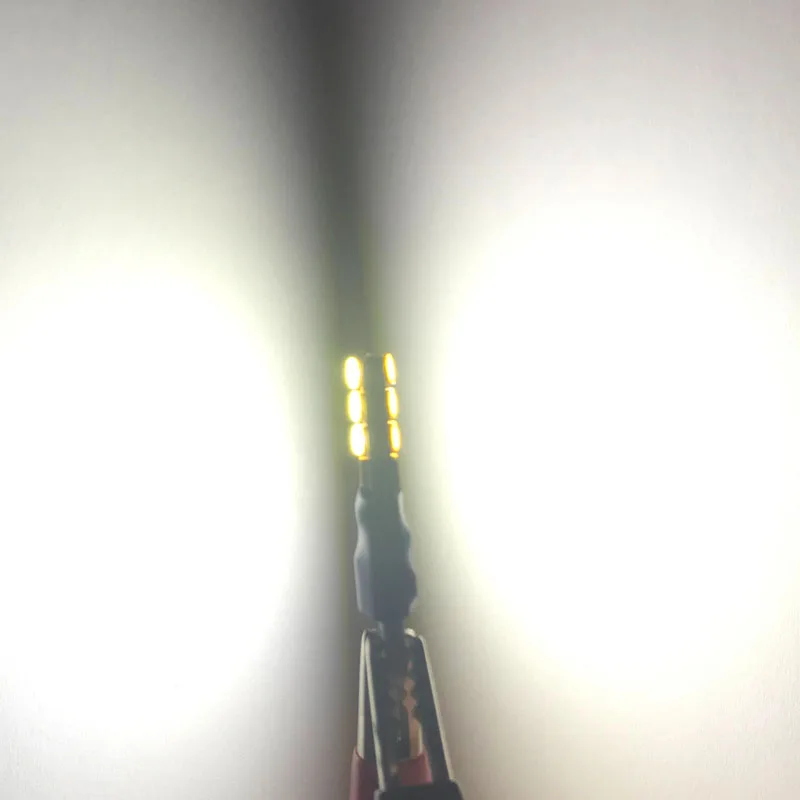 Новые двухцветные габаритные огни T10 W5W 0 5 W 2835 8 SMD сине белые 12 В 168 194 501 стояночные