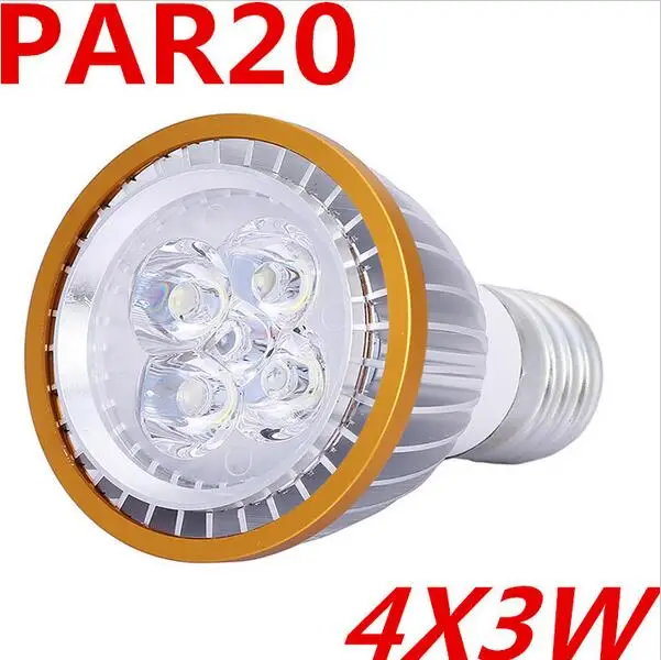 Суперъяркий приглушаемый Светодиодный точечный светильник PAR20 12 Вт E27 85 265 в