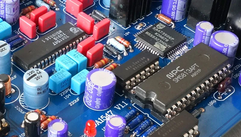 TDA1547 decoder board TDA1541 power amplifier upgrade | Электроника
