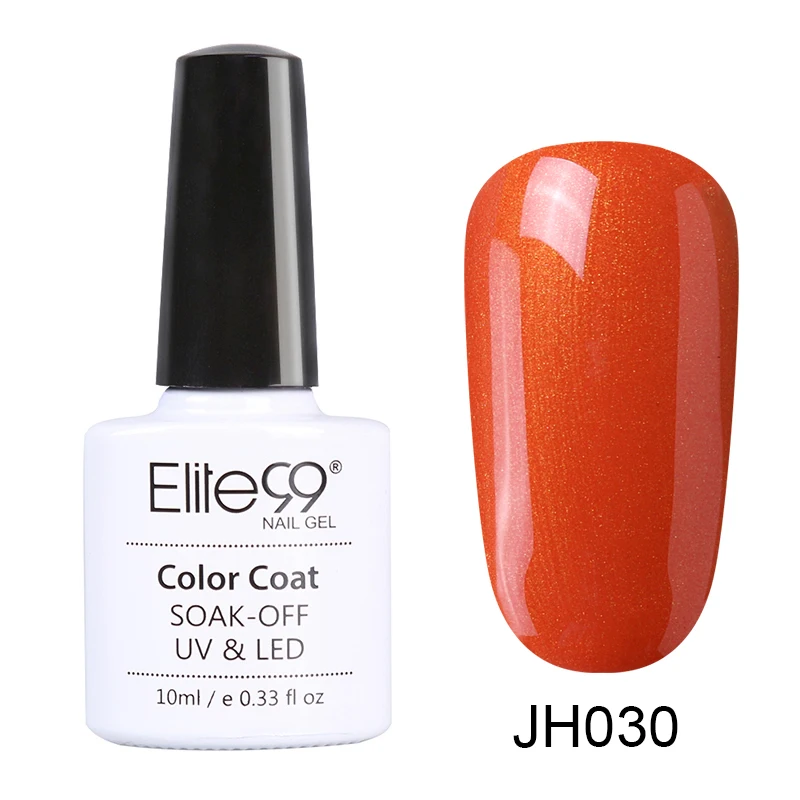 JH030 Elite99, серия винно-красного цвета, 10 мл, Гель-лак для ногтей, цветной лак, Полупостоянный Гель-лак для ногтей, замачиваемый, УФ светодиодный, Гель-лак - Цвет: JH030