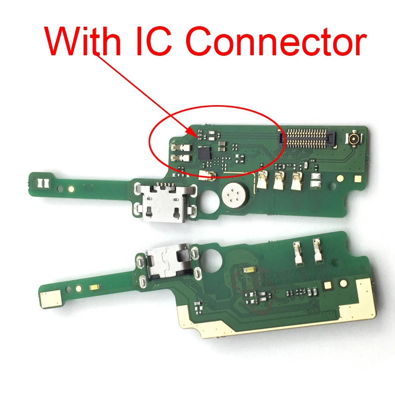 USB плата с зарядным портом для Alcatel Shine Lite 5080 5080U 5080X разъем зарядного устройства Док-станция гибкий кабель с микрофоном