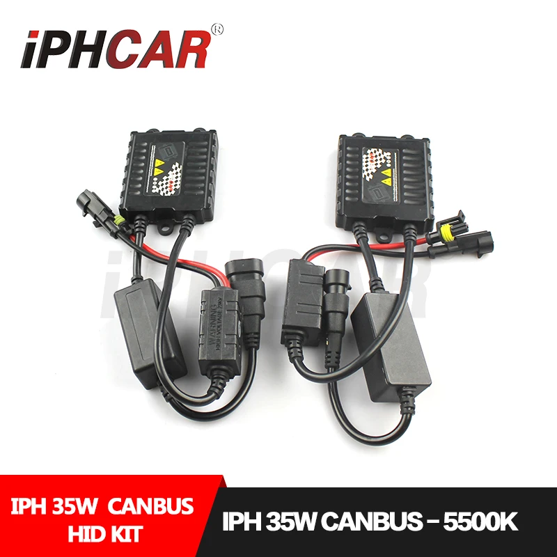 Бесплатная доставка IPHCAR Hid комплект ксеноновой лампы 35 Вт HID светильник Canbus