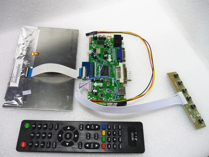 Бесплатная доставка плата драйвера аудиожк дисплея HDMI + DVI VGA HSD070PWW1 B01 1280*800 IPS ЖК