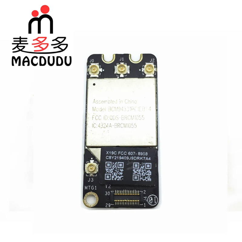 Оригинальная Bluetooth 4 0 Wifi карта для Macbook Pro A1278 A1286 A1297 BCM94331PCIEBT4CAX 2011 2012|card card|card wifi12