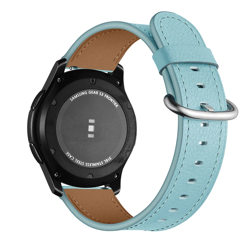 Ремешок из натуральной кожи для Samsung Galaxy Watch 46 мм новейший браслет Gear S3 claaain Frontier 22 |