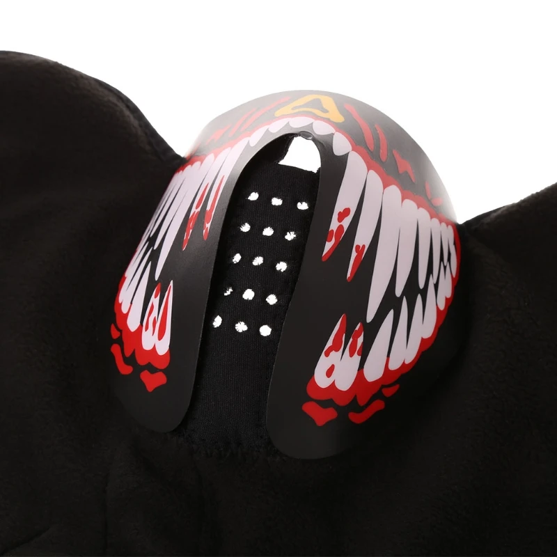 Суперкрутая светодиодная маска светящаяся с черепом для макияжа Хэллоуина