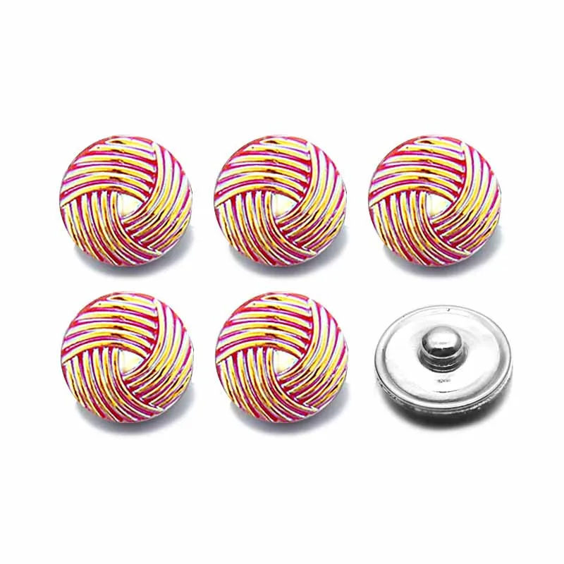 Wholesale Silicone 18mm Acrylic Resin Uneven Snap Button 014 Fit Charm Interchangeable Bracelets Jewelry Women Accessories | Украшения и