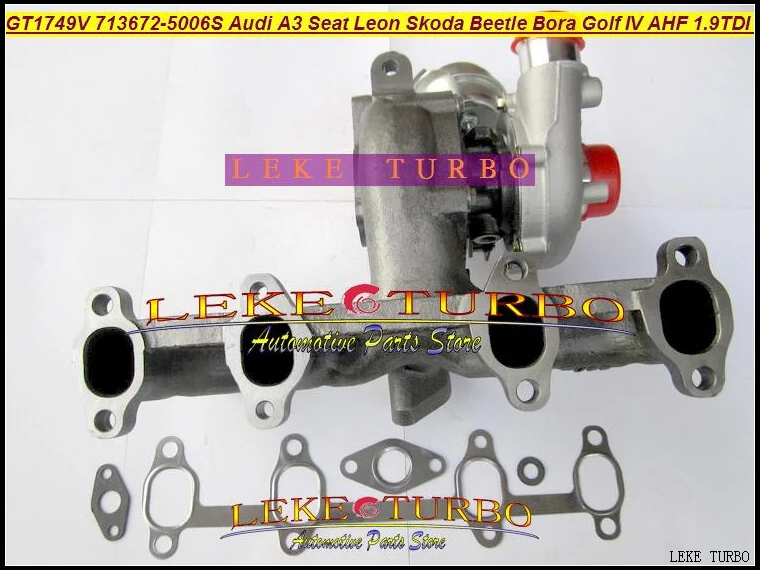 Турбокомплекты для ремонта GT1749V 713672 5006S Турбокомпрессор Seat Skoda Beetle Bora Golf IV AHF ALH AJM AUY