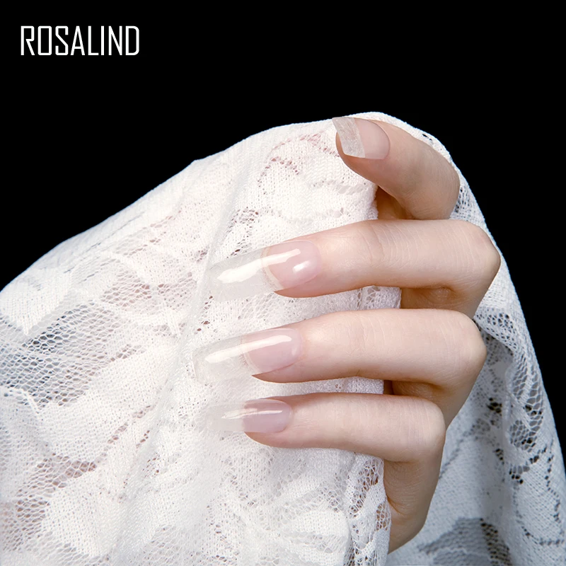 Формочки для наращивания ногтей ROSALIND формочки из нетканого Шелкового геля