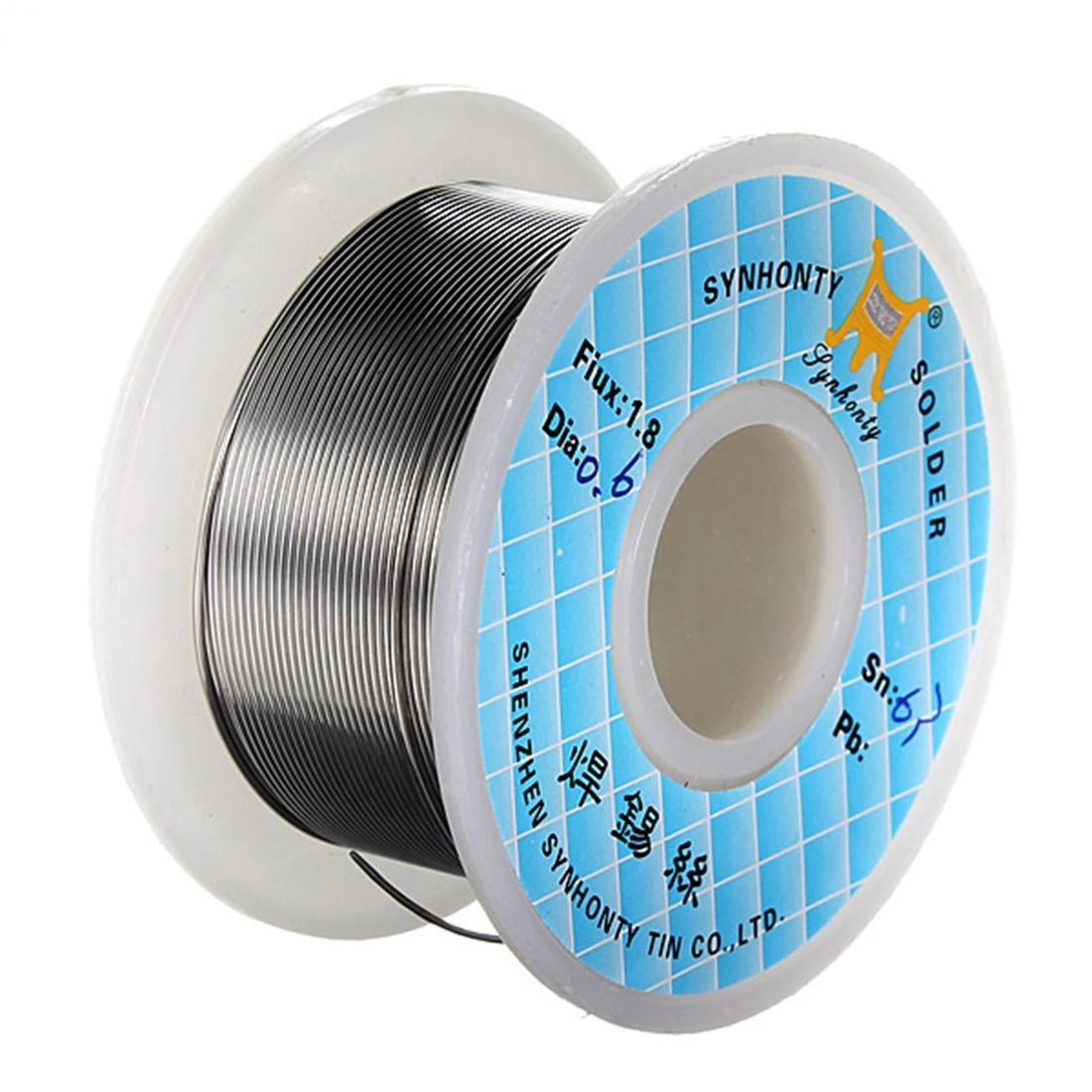 SCLS Generisch 0.6mm 50G 65ft 63/37 Rosin Core Flux 1.8% Tin Lead Roll Soldering Solder Wire | Электроника