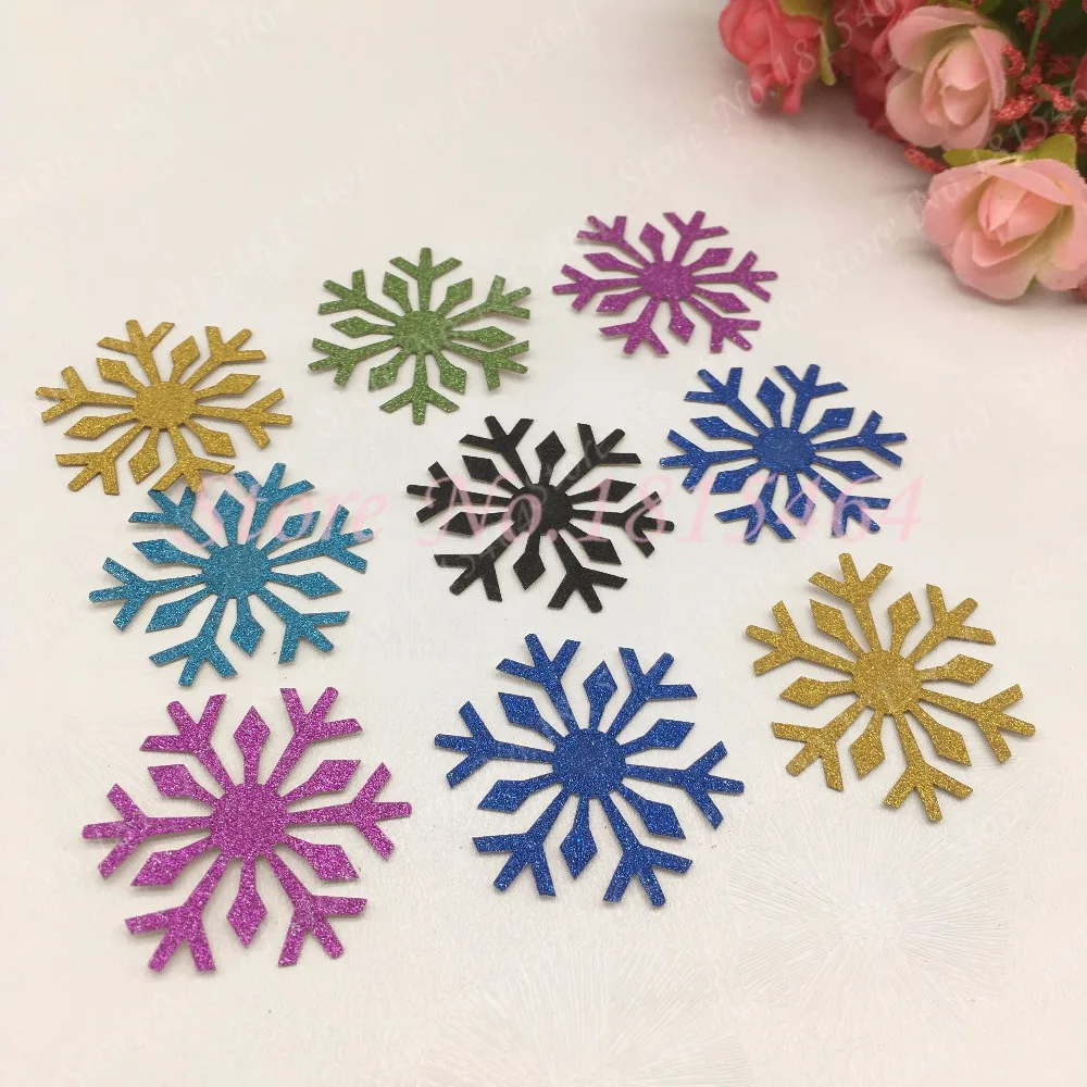 

200pcs Glitter Paper Mini Snow Christmas Party Confetti Table Scatters Bridal Baby Shower Birthday Decoration