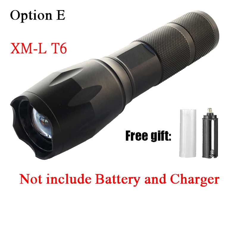 Option E Z20Litwod 1515 CREE XHP70 светодиодный светильник-вспышка 20000LM алюминиевый сплав масштабируемый фонарь Тактический Защитный фонарь для кемпинга походный светильник - Испускаемый цвет: Option E