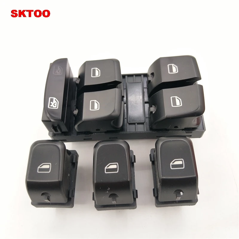 SKTOO окна панели управления переключатель кнопка для AUDI A4 B8 A5 Q5 2007-2012 8KD 959 851 8KD959851D 8KD 959 855