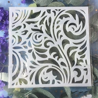 new 13cm flower background diy craft layering stencils wall painting scrapbooking stamping embossing album card template