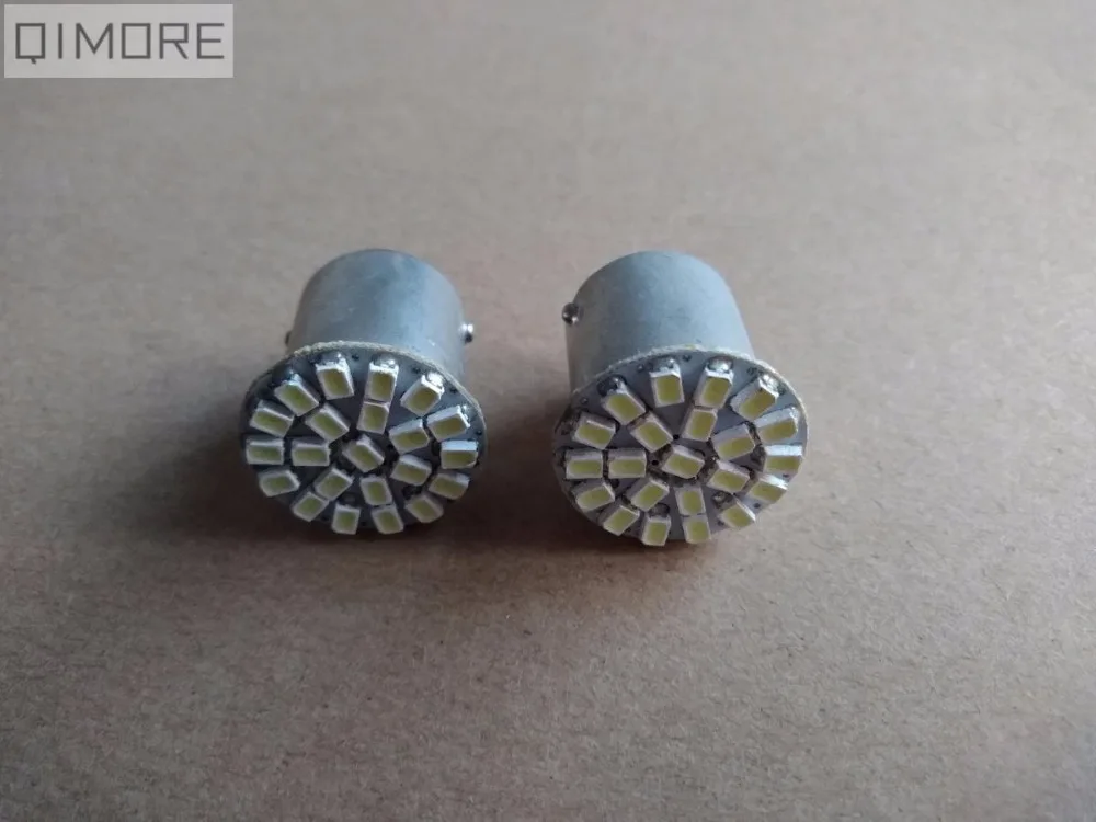 2 шт. 12 В 1156 1206 22SMD светодиодный светильник для скутера мотоцикла автомобиля
