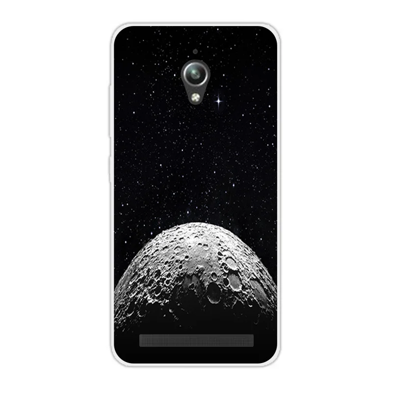 For Asus Zenfone Go ZC500TG Silicone Cases Phone fundas ZC ZC500 500 500TG TG Dark Back Cover Clear Silm Capa |