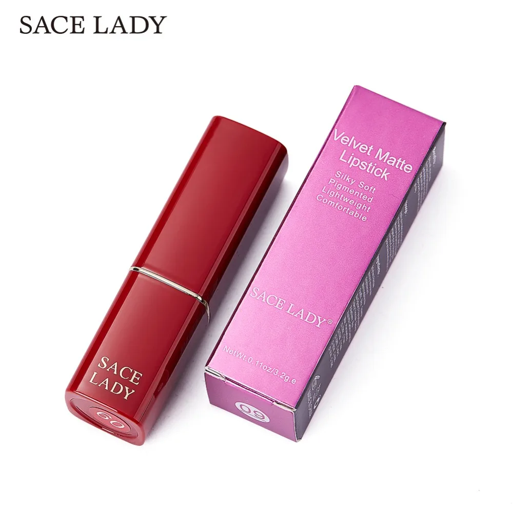 SACE LADY матовая губная помада водостойкая макияж 12 видов цветов Обнаженная
