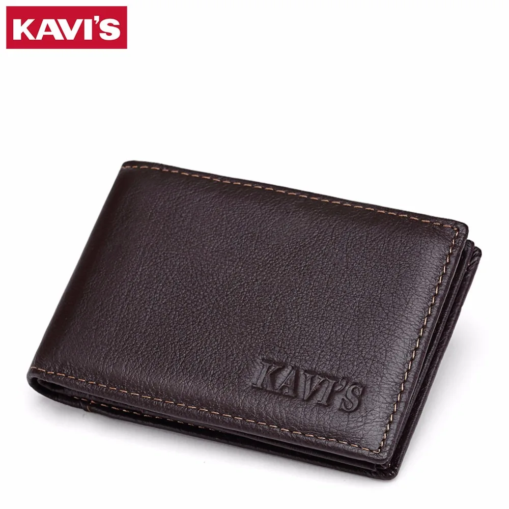 KAVIS 15 отделений натуральная кожа для женщин и мужчин держатель ID карт кошелек