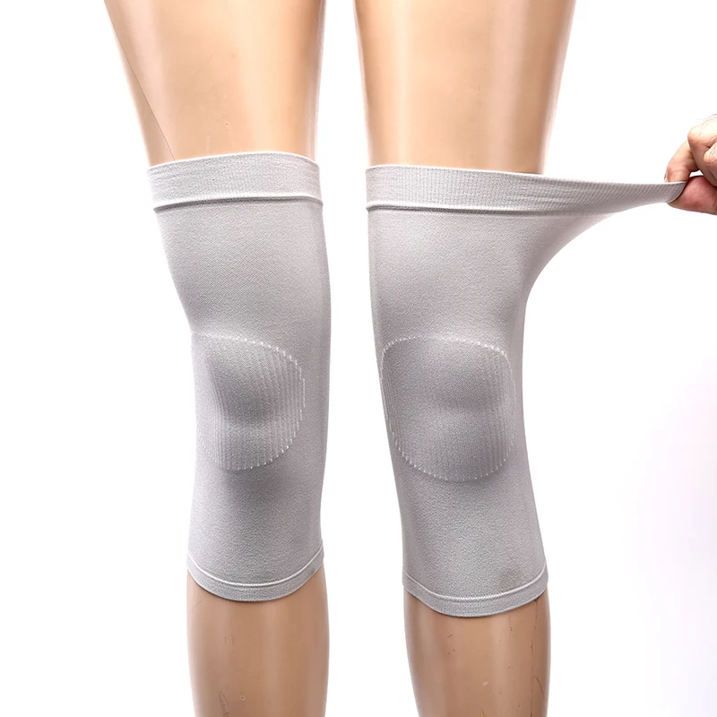 Защита для колена 2 шт. артрит ног травма тренажерный зал рукав эластичная
