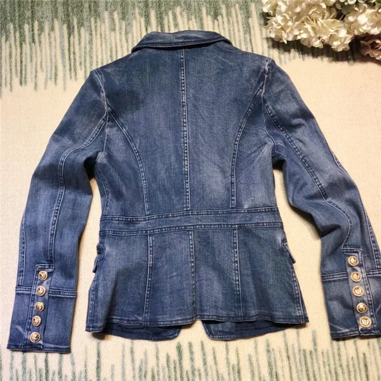 Женский блейзер двубортный с золотыми кнопками|Женские пиджаки| |