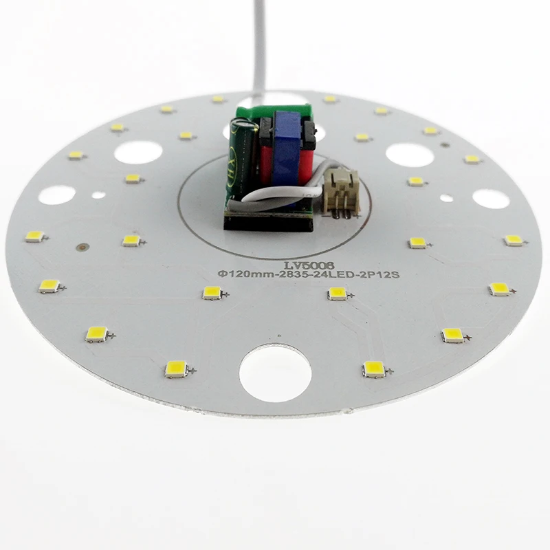 SMD2835 12 Вт, 20 Вт, 24 Вт, 36 Вт Светодиодный потолочный светильник с модулем, круглый светодиодный светильник, холодный белый Светодиодный светильник для помещений, лампа 110 В, 220 В, 85-265 в
