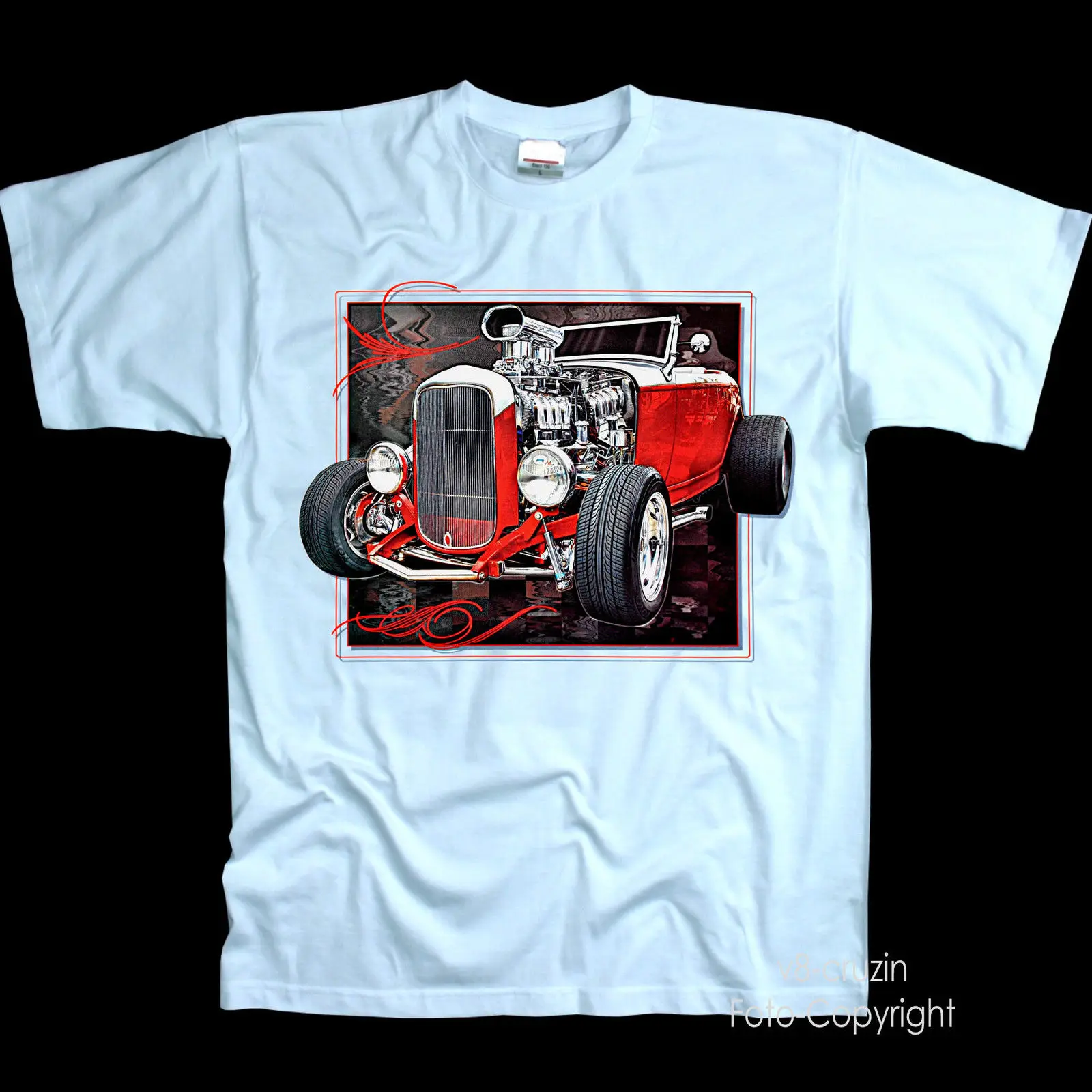 Vintage Garage Old School Roadster Tuning Auto Werkstatt HotRod T-Shirt *1196 w | Мужская одежда