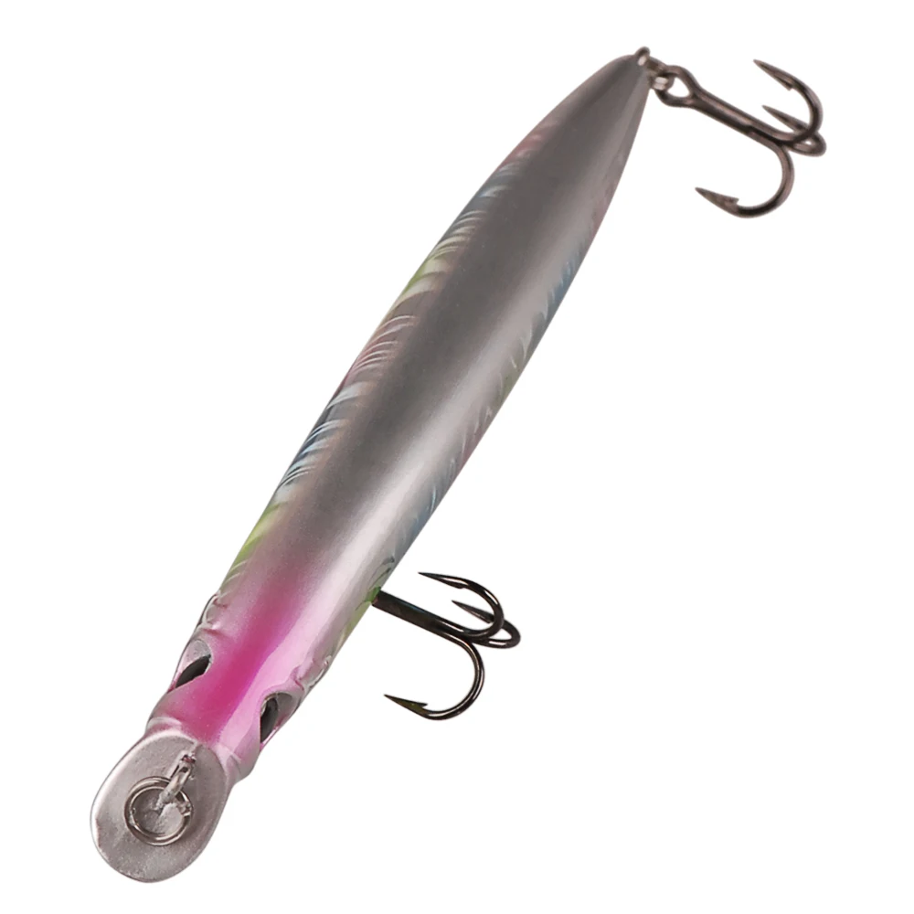 Умная плавающая приманка в виде гольяна 98 мм 10 г жесткая рыболовная с крючком VMC