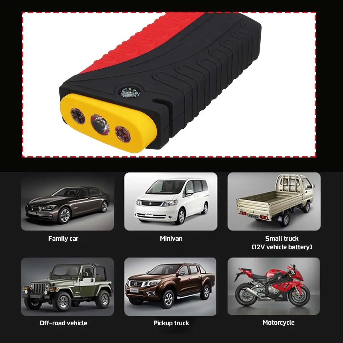 99900 mAh большой Ёмкость автомобиля запуска Starter усилитель хранилища энергии 12 V 600A светодиодный 4 USB зарядное устройство для автомобиля Батарея Водонепроницаемый