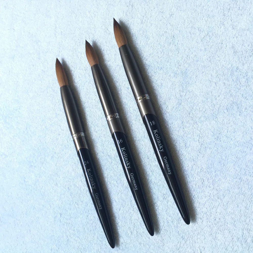 2020 чистый 100% колинский круглый острый инструмент для ногтей с металлической