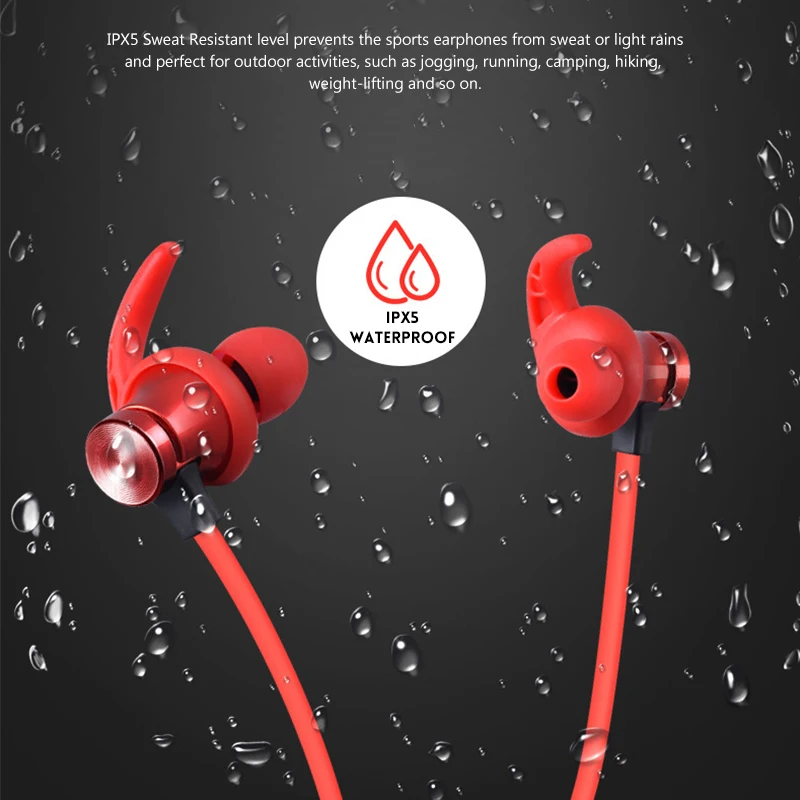 ONEVAN XT22 наушники спортивные Bluetooth kulaklыk draadloze oordopjes 3D стерео бас водонепроницаемые