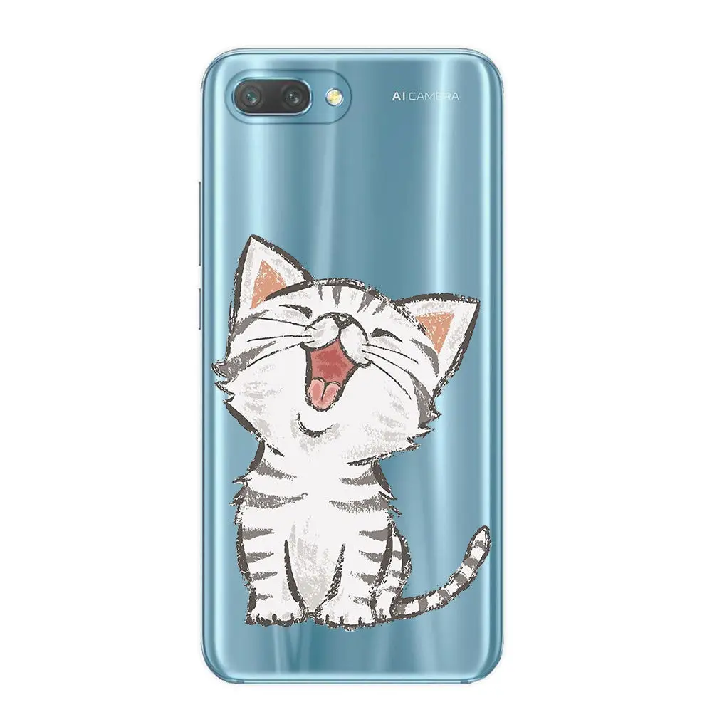 T3808 Силиконовый чехол для телефона huawei honor 10, чехол, мягкая задняя крышка из ТПУ, чехол для телефона honor10, чехлы, Coque Etui full 360, защитная пленка - Цвет: T3808