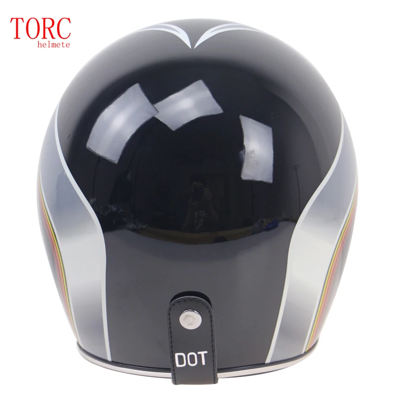 Кафе шлем для гонщика DOT Стандартный мотоциклетный шлем TORC бренд T50 серии для мужчин и женщин