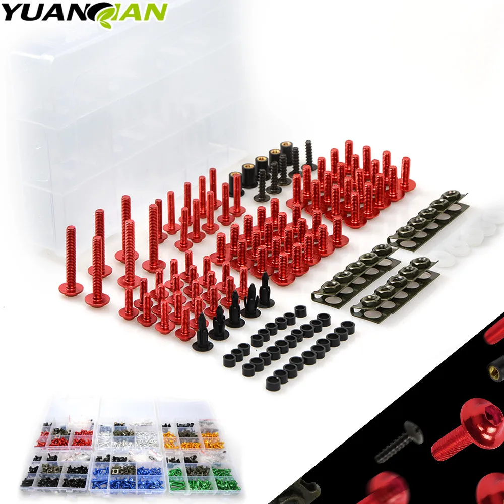 

Universal CNC Motorcycle Fairing body work Bolts Fastener Clips Screws For kawasaki er6n/f 2009-2014 2009 2010 2011 2012 2013