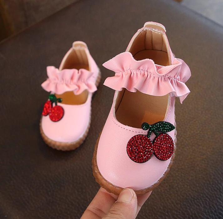 The girl Shoes Children's Shoe PU Kids Casual Flats Sneakers Toddler Boys Princess diamond soft bottom toddler shoes | Детская