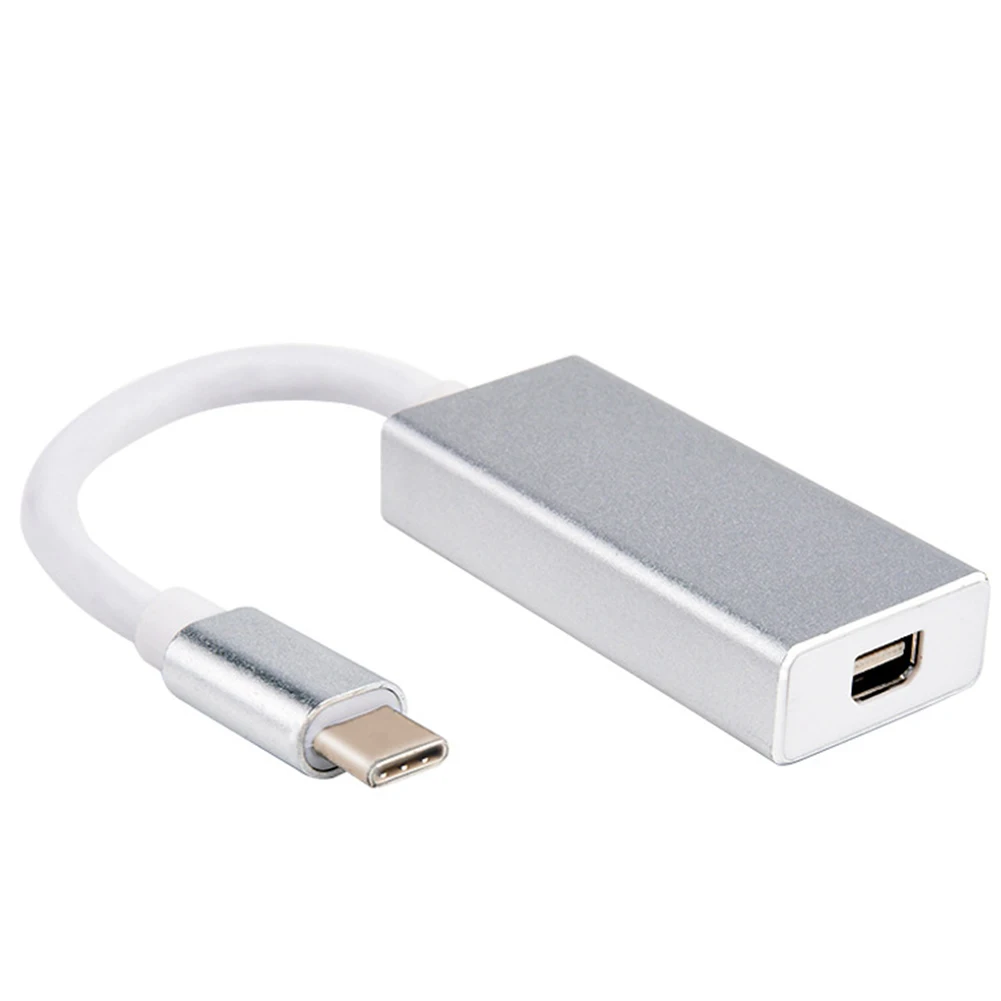 USB C к Mini DP адаптер видео 1080 P конвертер кабель аудио мужчин и женщин HD для Apple MacBook |