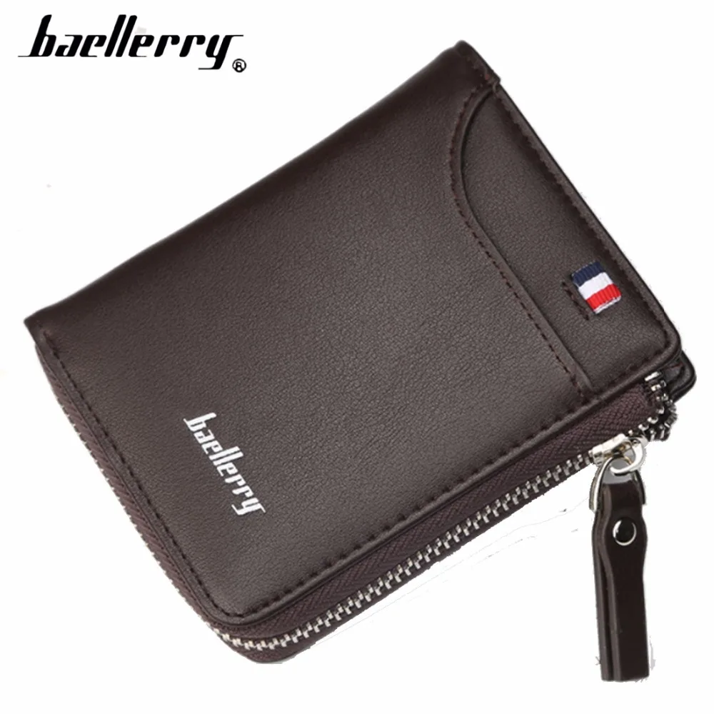 Baellerry из искусственной кожи молния отделение для фото и карточек Короткие стиль