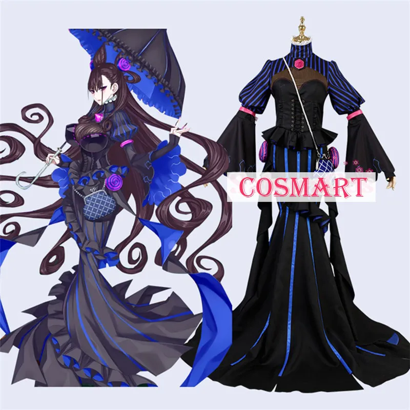 

Anime Fate/Grand Order FGO Murasaki Shikibu Cosplay Costume Uniform Dress Halloween Suit For Women Outfit New
