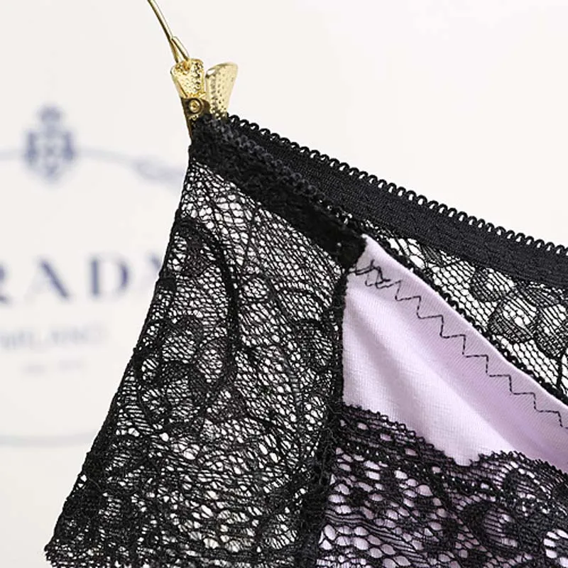 Женские сексуальные Лоскутные кружевные бесшовные трусики Femme удобные хлопковые